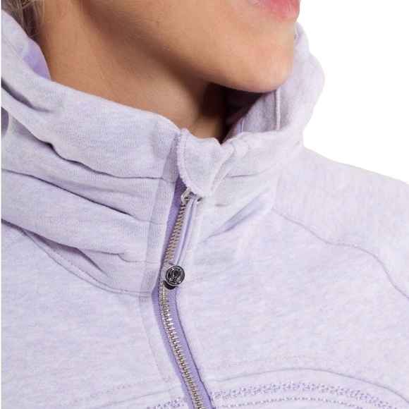 Lululemon Cuddle Up Jacket Heathered Lilac Size 6 - Picture 4 of 14